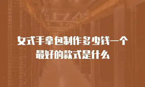 女式手拿包制作多少钱一个 最好的款式是什么