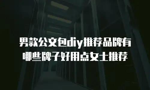 男款公文包diy推荐品牌有哪些牌子好用点女士推荐