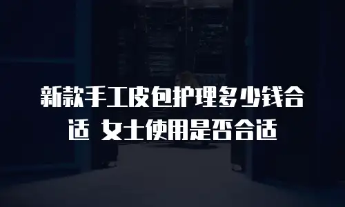 新款手工皮包护理多少钱合适 女士使用是否合适