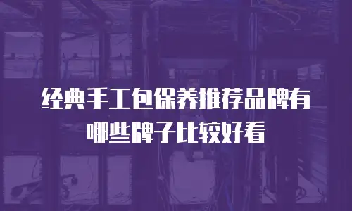 经典手工包保养推荐品牌有哪些牌子比较好看