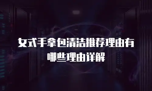 女式手拿包清洁推荐理由有哪些理由详解