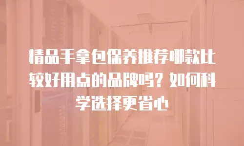 精品手拿包保养推荐哪款比较好用点的品牌吗？如何科学选择更省心