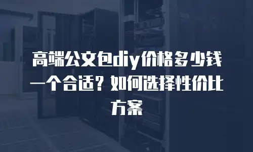 高端公文包diy价格多少钱一个合适？如何选择性价比方案