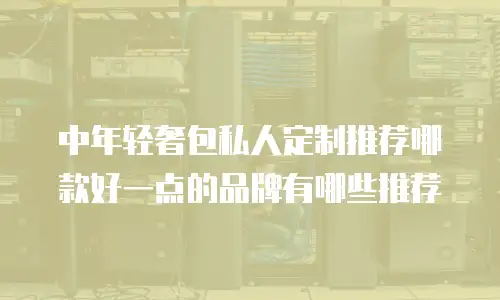 中年轻奢包私人定制推荐哪款好一点的品牌有哪些推荐