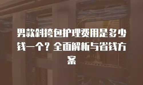 男款斜挎包护理费用是多少钱一个？全面解析与省钱方案