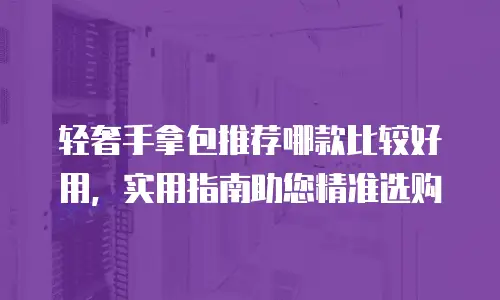 轻奢手拿包推荐哪款比较好用，实用指南助您精准选购