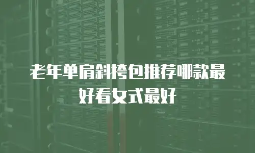老年单肩斜挎包推荐哪款最好看女式最好