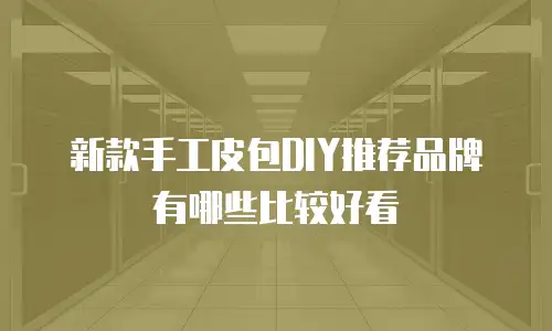 新款手工皮包DIY推荐品牌有哪些比较好看