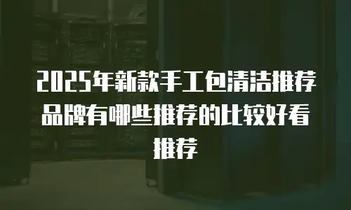 2025年新款手工包清洁推荐品牌有哪些推荐的比较好看推荐