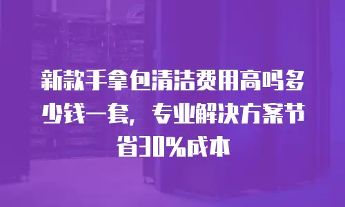 新款手拿包清洁费用高吗多少钱一套，专业解决方案节省30%成本