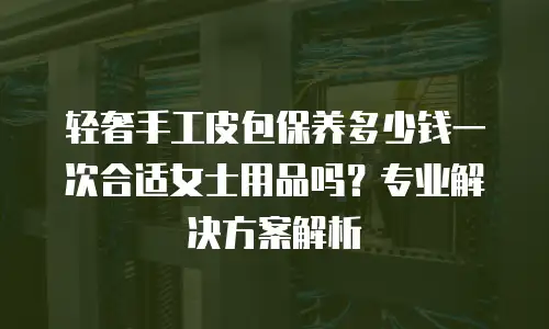 轻奢手工皮包保养多少钱一次合适女士用品吗？专业解决方案解析