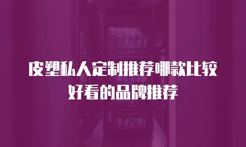 皮塑私人定制推荐哪款比较好看的品牌推荐