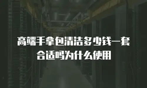 高端手拿包清洁多少钱一套合适吗为什么使用