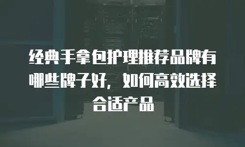 经典手拿包护理推荐品牌有哪些牌子好，如何高效选择合适产品