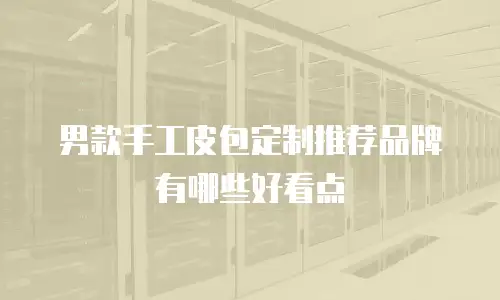 男款手工皮包定制推荐品牌有哪些好看点