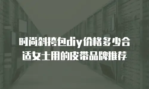 时尚斜挎包diy价格多少合适女士用的皮带品牌推荐