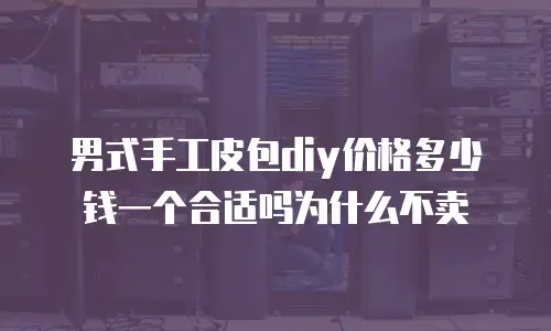 男式手工皮包diy价格多少钱一个合适吗为什么不卖