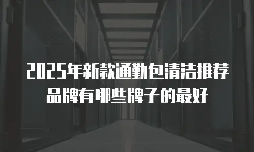 2025年新款通勤包清洁推荐品牌有哪些牌子的最好
