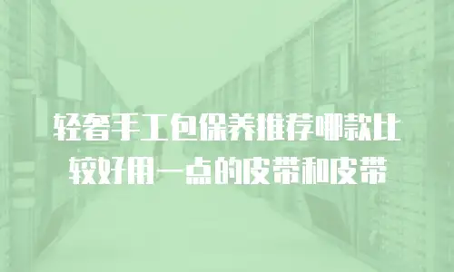 轻奢手工包保养推荐哪款比较好用一点的皮带和皮带
