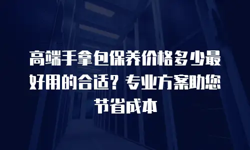 高端手拿包保养价格多少最好用的合适？专业方案助您节省成本