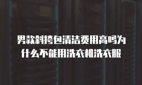 男款斜挎包清洁费用高吗为什么不能用洗衣机洗衣服