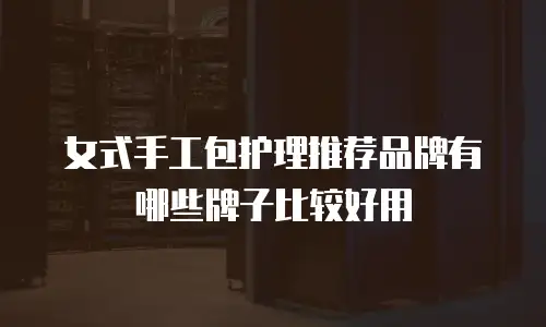 女式手工包护理推荐品牌有哪些牌子比较好用