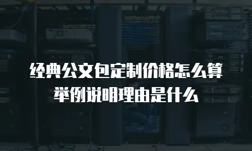 经典公文包定制价格怎么算举例说明理由是什么