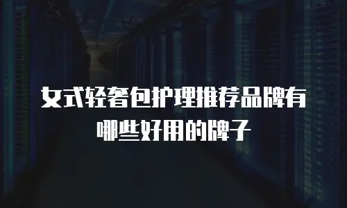 女式轻奢包护理推荐品牌有哪些好用的牌子