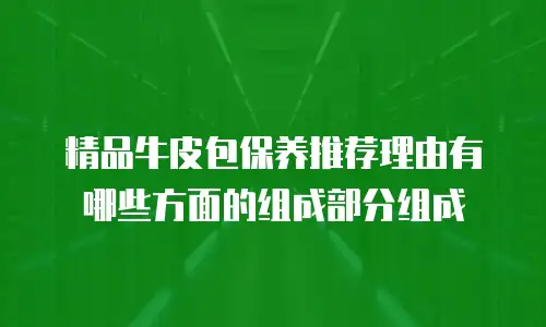 精品牛皮包保养推荐理由有哪些方面的组成部分组成