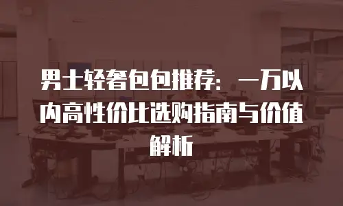男士轻奢包包推荐：一万以内高性价比选购指南与价值解析