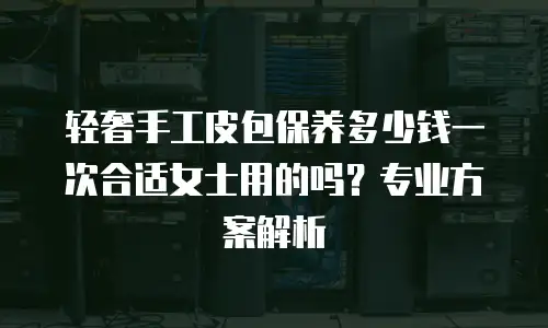 轻奢手工皮包保养多少钱一次合适女士用的吗？专业方案解析