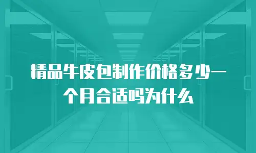 精品牛皮包制作价格多少一个月合适吗为什么