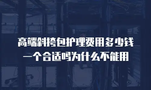 高端斜挎包护理费用多少钱一个合适吗为什么不能用