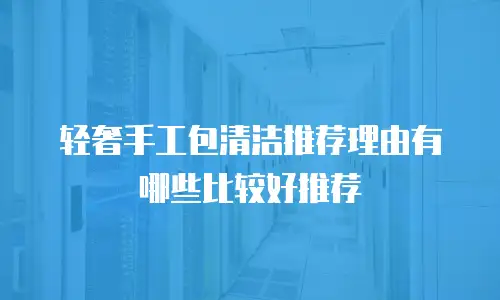 轻奢手工包清洁推荐理由有哪些比较好推荐