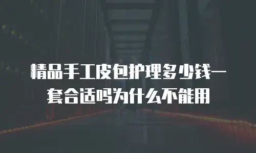精品手工皮包护理多少钱一套合适吗为什么不能用