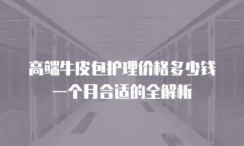高端牛皮包护理价格多少钱一个月合适的全解析