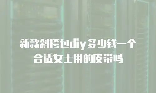 新款斜挎包diy多少钱一个合适女士用的皮带吗