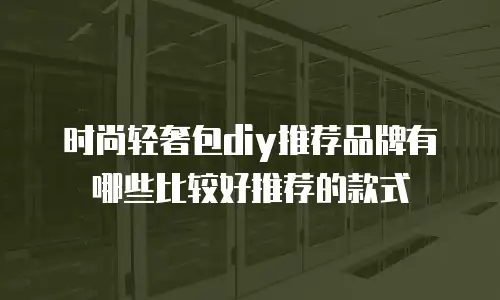 时尚轻奢包diy推荐品牌有哪些比较好推荐的款式