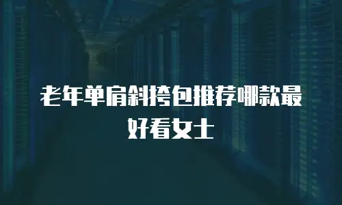 老年单肩斜挎包推荐哪款最好看女士