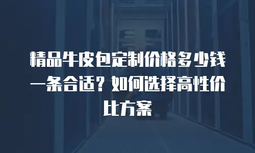 精品牛皮包定制价格多少钱一条合适？如何选择高性价比方案