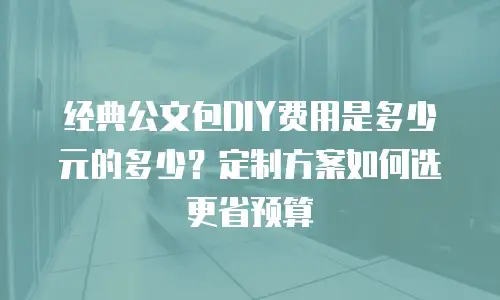 经典公文包DIY费用是多少元的多少？定制方案如何选更省预算