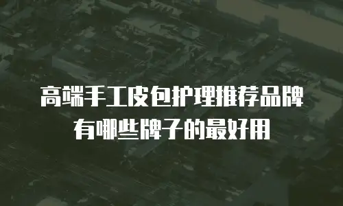 高端手工皮包护理推荐品牌有哪些牌子的最好用