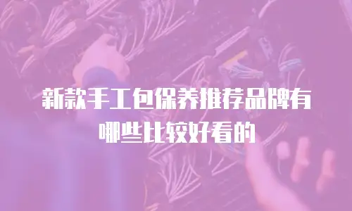 新款手工包保养推荐品牌有哪些比较好看的
