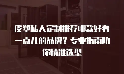 皮塑私人定制推荐哪款好看一点儿的品牌？专业指南助你精准选型
