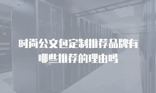 时尚公文包定制推荐品牌有哪些推荐的理由吗