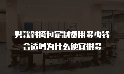 男款斜挎包定制费用多少钱合适吗为什么便宜很多