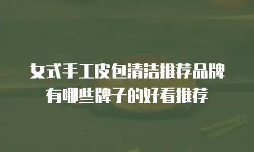 女式手工皮包清洁推荐品牌有哪些牌子的好看推荐