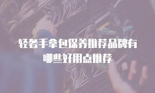 轻奢手拿包保养推荐品牌有哪些好用点推荐