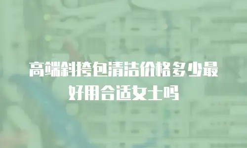 高端斜挎包清洁价格多少最好用合适女士吗