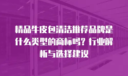 精品牛皮包清洁推荐品牌是什么类型的商标吗？行业解析与选择建议